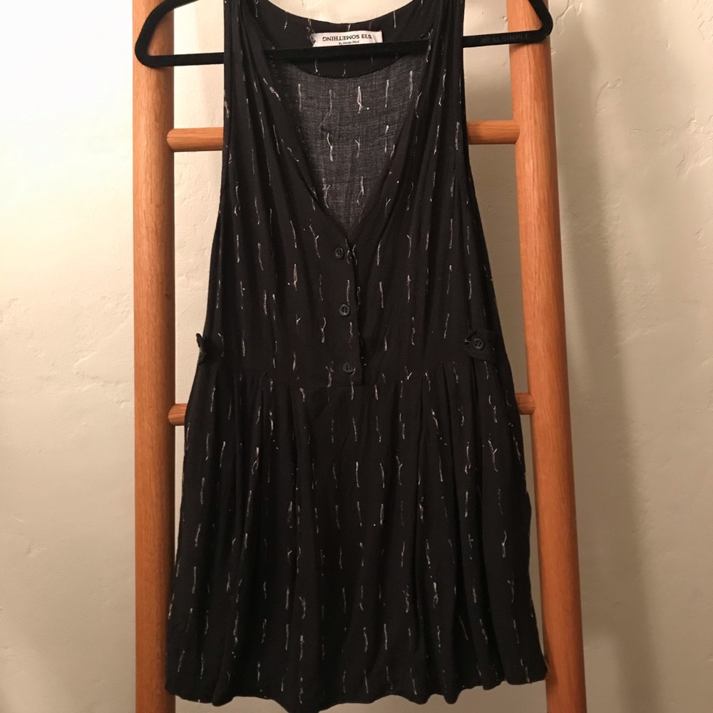 Something Else Natalie Wood Button Front MiniDress